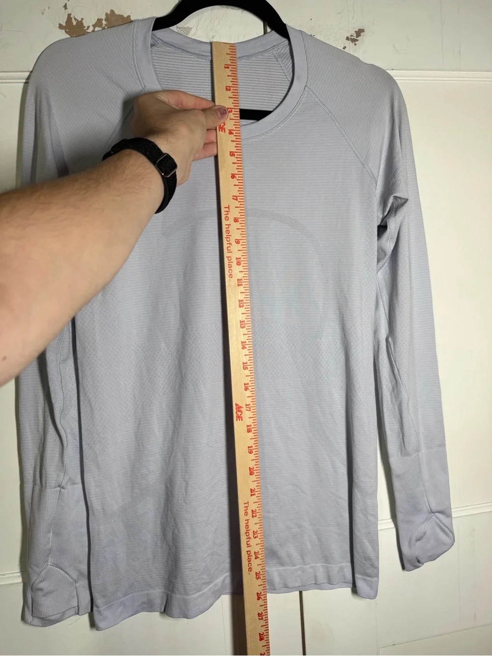 Lululemon Swiftly Tech Long Sleeve Tee Silverescent 2.0 Size 8 Light Blue